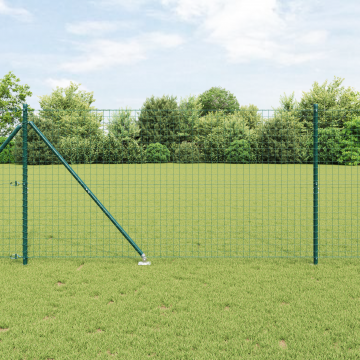 Gossi picioare de gard cu stift 7 pcs Ø32 mm 140 cm otel galvanizat