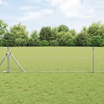 Gossi posturi gard 7 buc Ø32 mm 120 cm otel galvanizat