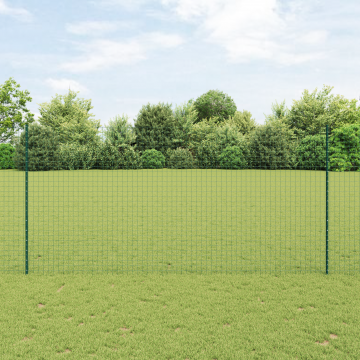 Gossi posturi pentru gard 5 buc u-channel verde 160 cm otel