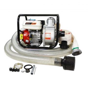 Set Motopompa apa BZP-30, 3 toli, 1000 l/min, 6.5CP, furtun ref. 20m, furtun abs. 6 m, IBO Polonia