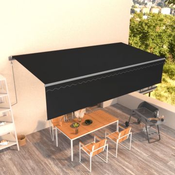 Gossi copertina retractabila automat cu stor, antracit, 6x3 m