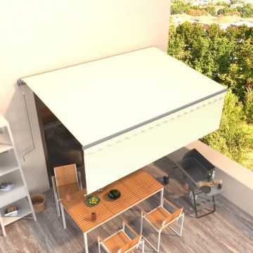 Gossi copertina retractabila automat, cu stor, crem, 4x3 m
