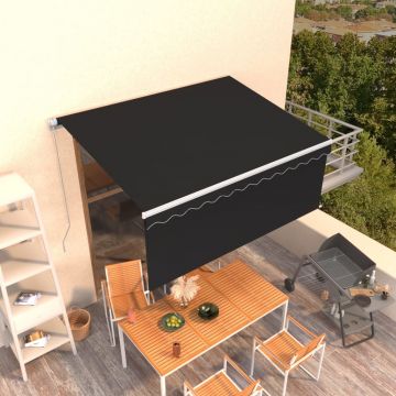 Gossi copertina retractabila manual cu stor, antracit, 3x2,5 m