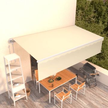 Gossi copertina retractabila manual cu stor, crem, 6x3 m