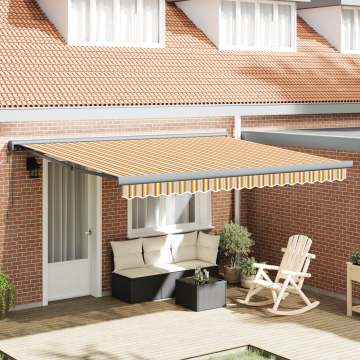 Gossi marchiza automata retractabila cu dungi multicolore 400x300 cm