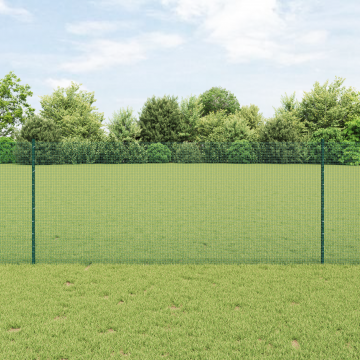 Gossi set de imprejmuire de gradina set de 2 verde metal 10 x 1 m