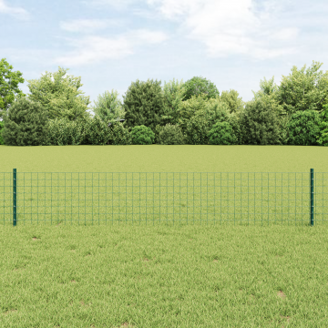 Gossi stalpi de gard 5 buc u-channel verde 40 cm otel
