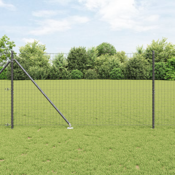 Gossi stalpi de gard cu varf, 52 buc., Ø32 mm, 140 cm. otel zincat
