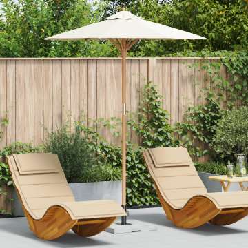 Gossi umbrela de gradina crem alb 180x230 cm bambus
