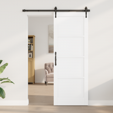 Gossi usa interioara orkdal alba 78x211x4 cm usa din lemn masiv din pin