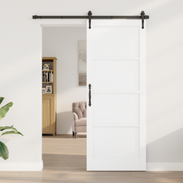 Gossi usa interioara orkdal alba 83x211x4 cm din lemn masiv de pin