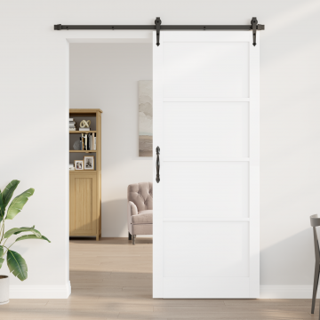 Gossi usa interioara 'orkdal'alba 93x232x4 cm din lemn masiv de pin