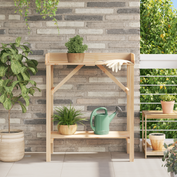 Masa de gradina pentru plantare Gossi 75x40x90 cm lemn masiv de pin