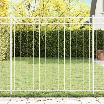 Panou de garda Gossi alb 1,7x1,2 m metal