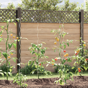 Suporturi pentru plante spiralate Gossi, set de 20 bucati, 150 cm, din otel galvanizat