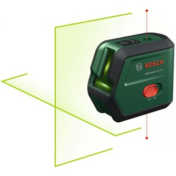 Bosch  AdvancedLevel 2G - Nivela laser cu linii si puncte 2 linii laser 15 m 1 punct laser - m +/-0.4 mm/m
