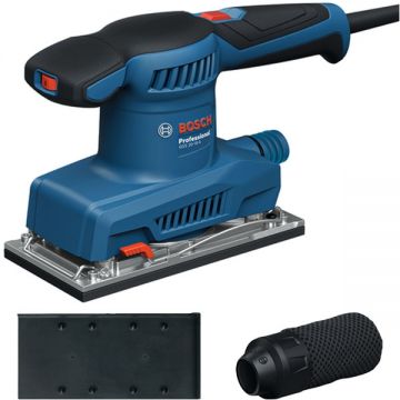 Bosch  GSS 20-18 A - Slefuitor cu vibratii 200 W 90x183 mm accesorii