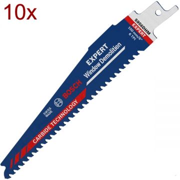 Bosch  S 956 DHM EXPERT - Panza fierastrau sabie CT 150 mm 6 dinti/inch dantura standard 10 bucati