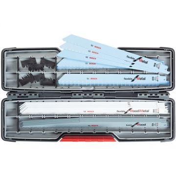 Bosch  ToughBox for Wood and Metal - Panza fierastrau sabie mixt 225-300 mm 3-18 dinti/inch dantura standard 20 bucati