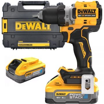 DeWalt  DCD800H2T - Masina de gaurit si insurubat cu 2 acumulatori Li-Ion 18 V 5 Ah 90 Nm valiza speciala