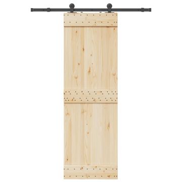 Gossi set feronerie pentru usi glisante, negru, 152,5 cm, otel