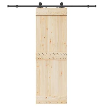 Gossi set feronerie pentru usi glisante, negru, 200 cm, otel