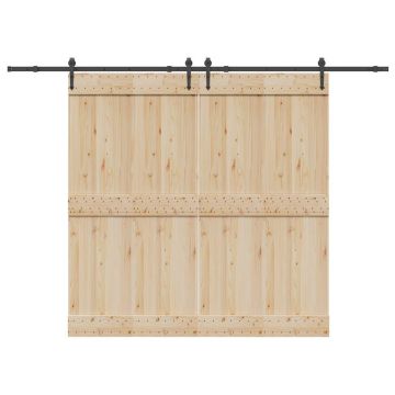 Gossi set feronerie pentru usi glisante, negru, 305 cm, otel