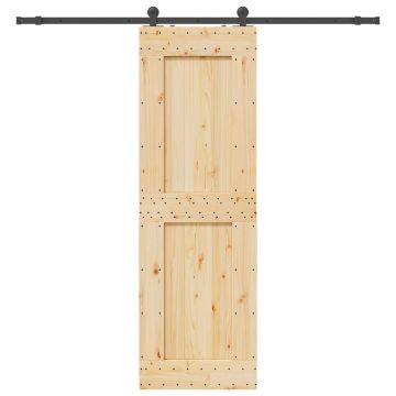 Gossi usa glisanta cu set de feronerie 70x210 cm, lemn masiv de pin