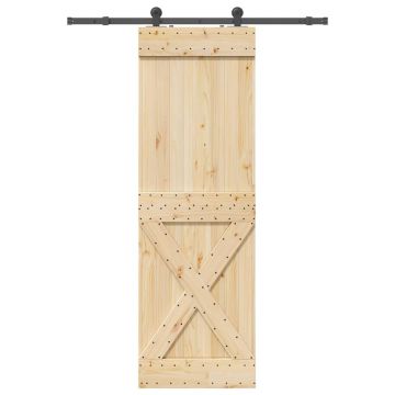 Gossi usa glisanta cu set de feronerie 70x210 cm, lemn masiv de pin