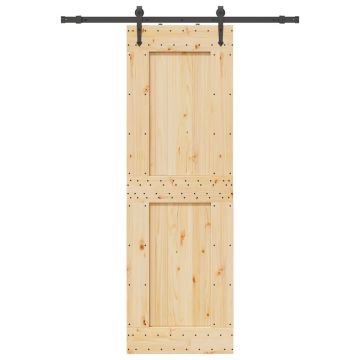 Gossi usa glisanta cu set de feronerie 70x210 cm, lemn masiv de pin