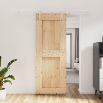 Gossi usa glisanta cu set de feronerie 80x210 cm, lemn masiv de pin