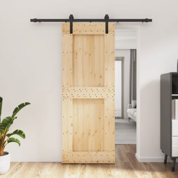 Gossi usa glisanta cu set de feronerie 80x210 cm, lemn masiv de pin