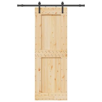 Gossi usa glisanta cu set de feronerie 80x210 cm, lemn masiv de pin