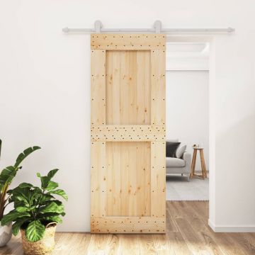 Gossi usa glisanta cu set de feronerie 80x210 cm, lemn masiv de pin