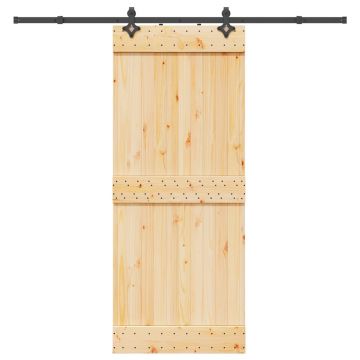 Gossi usa glisanta cu set de feronerie 85x210 cm, lemn masiv de pin
