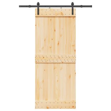 Gossi usa glisanta cu set de feronerie 85x210 cm, lemn masiv de pin