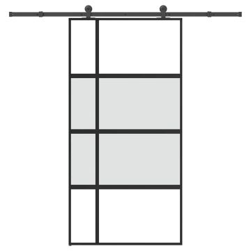 Gossi usa glisanta cu set de feronerie sticla temperata si aluminiu