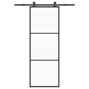 Gossi usa glisanta cu set feronerie, 76x205 cm, sticla esg/aluminiu