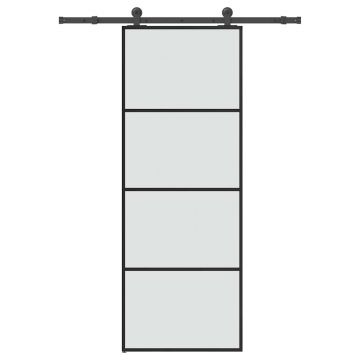 Gossi usa glisanta cu set feronerie, 76x205 cm, sticla esg/aluminiu
