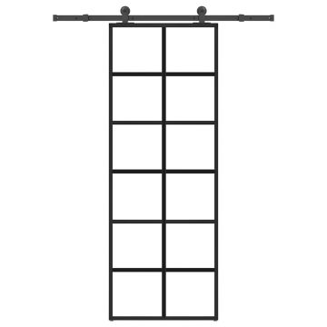Gossi usa glisanta cu set feronerie, 76x205 cm, sticla esg/aluminiu