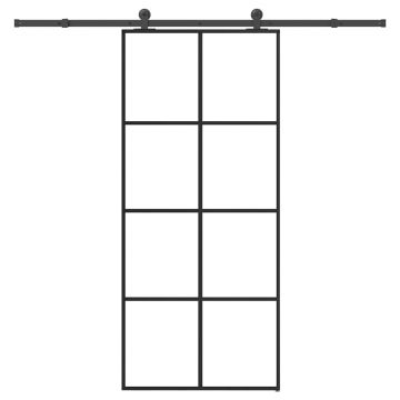Gossi usa glisanta cu set feronerie, 90x205 cm, sticla esg/aluminiu
