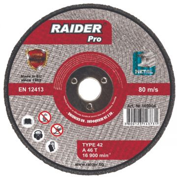 Raider  169903 - Disc taiere metal 100x16x6 mm