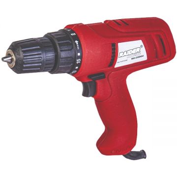 Raider  RD-CDD04 - Masina de gaurit fara percutie 400 W mandrina rapida 10 mm 1 treapta viteza