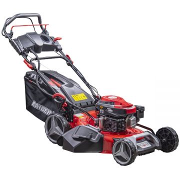 Raider  RDP-GLM11 - Masina de tuns iarba pe benzina Raider - 5 CP 53 cm 2500 m2 autopropulsie sistem maruntire iarba evacuare laterala