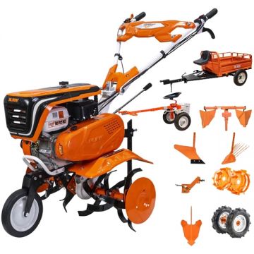 Ruris  7500ACC6 - Motosapa General Engine - 7 CP 560-830 mm 3 viteze (2 inainte + 1 inapoi) benzina fara plumb accesorii