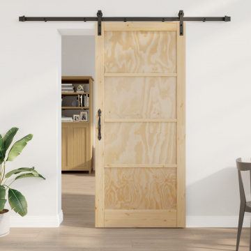 Usa glisanta Gossi cu set de accesorii 93x211 cm lemn masiv de pin, usa de interior Gossi 'orkdal'93x211x4 cm lemn masiv de pin
