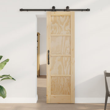 Usa glisanta Gossi cu set de accesorii 'orkdal'din lemn masiv de pin, usa de interior Gossi 'orkdal'61x198.5 cm din lemn masiv de pin