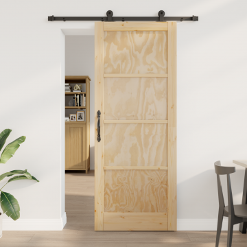 Usa glisanta Gossi cu set de accesorii 'orkdal'din lemn masiv de pin, usa interioara Gossi 'orkdal'83x211x4 cm din lemn masiv de pin