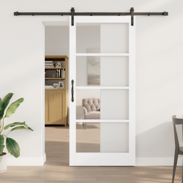Usa glisanta Gossi cu set hardware 'orkdal'alb 93x211 cm, usa de interior Gossi 'orkdal'alb 93x211x4 cm