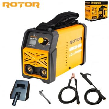 Aparat de Sudura ROTOR MMA200-MINI,  electrod 1,6-5mm, ventilator de racire, anti-stick, arc force, hot start, afisaj digital